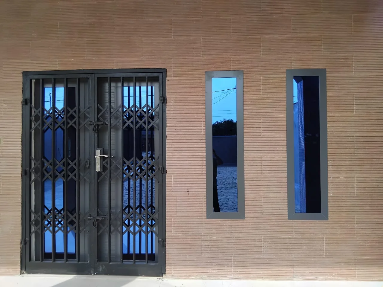 Porte pivot aluminium